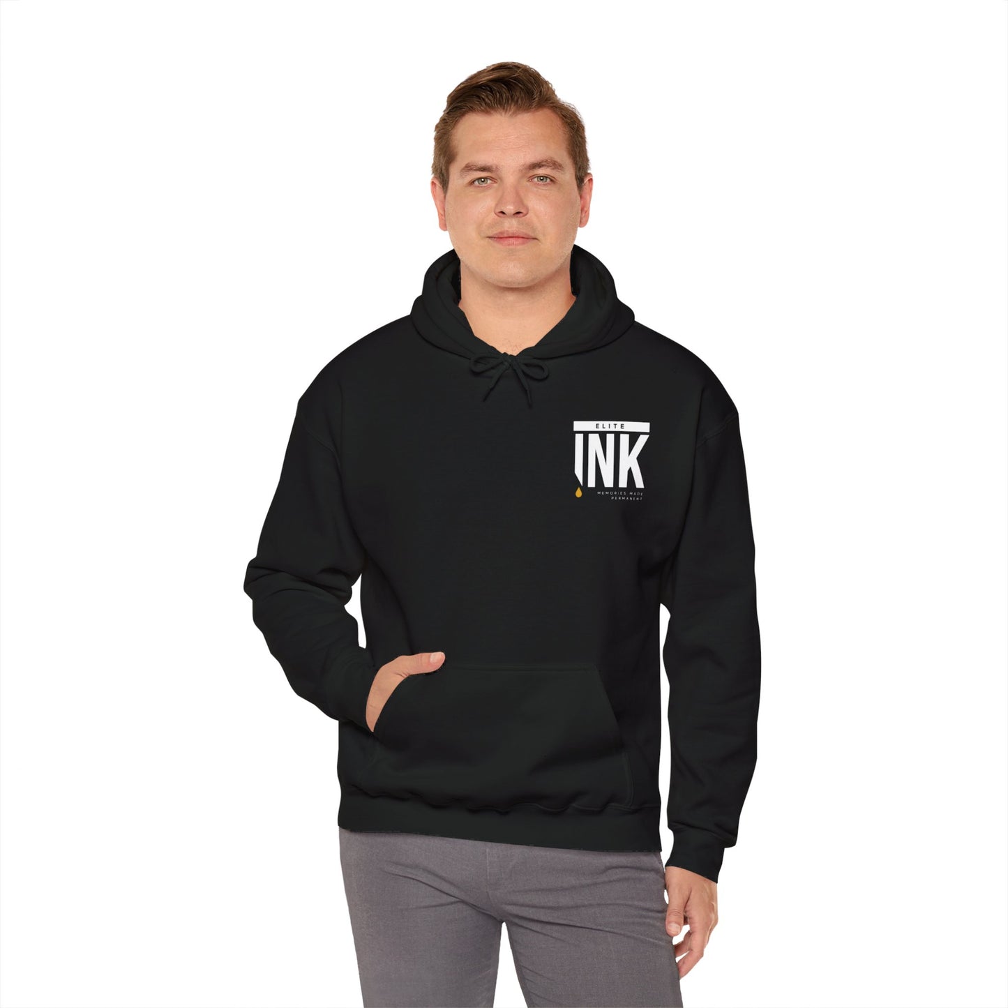 Elite Ink Logo Unisex Heavy Blend™ Hooded Sweatshirt