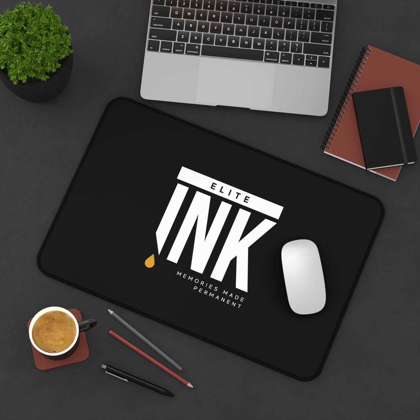 Elite Ink Logo Desk Mat