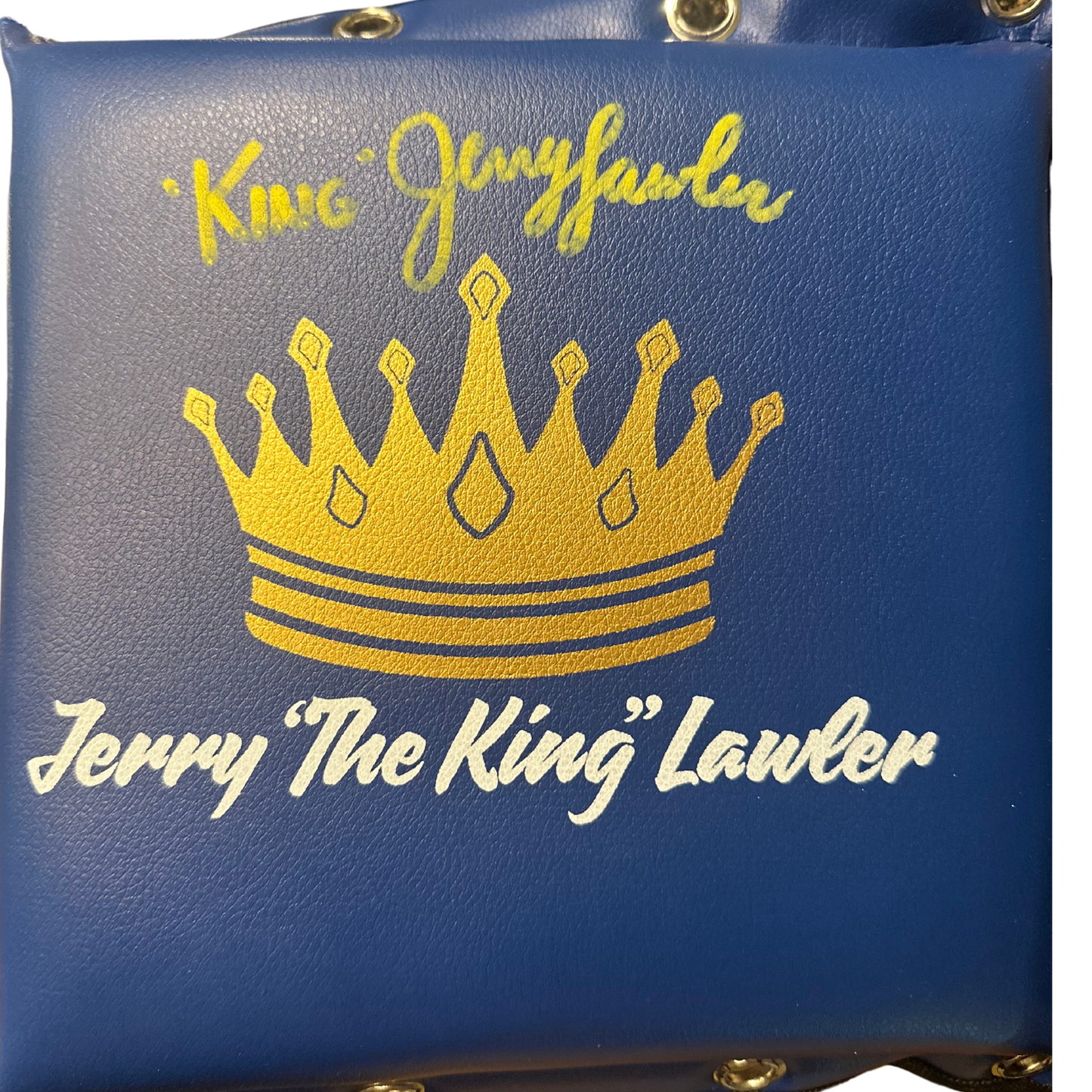Signed Custom Jerry "The King" Lawler Custom Turnbuckle