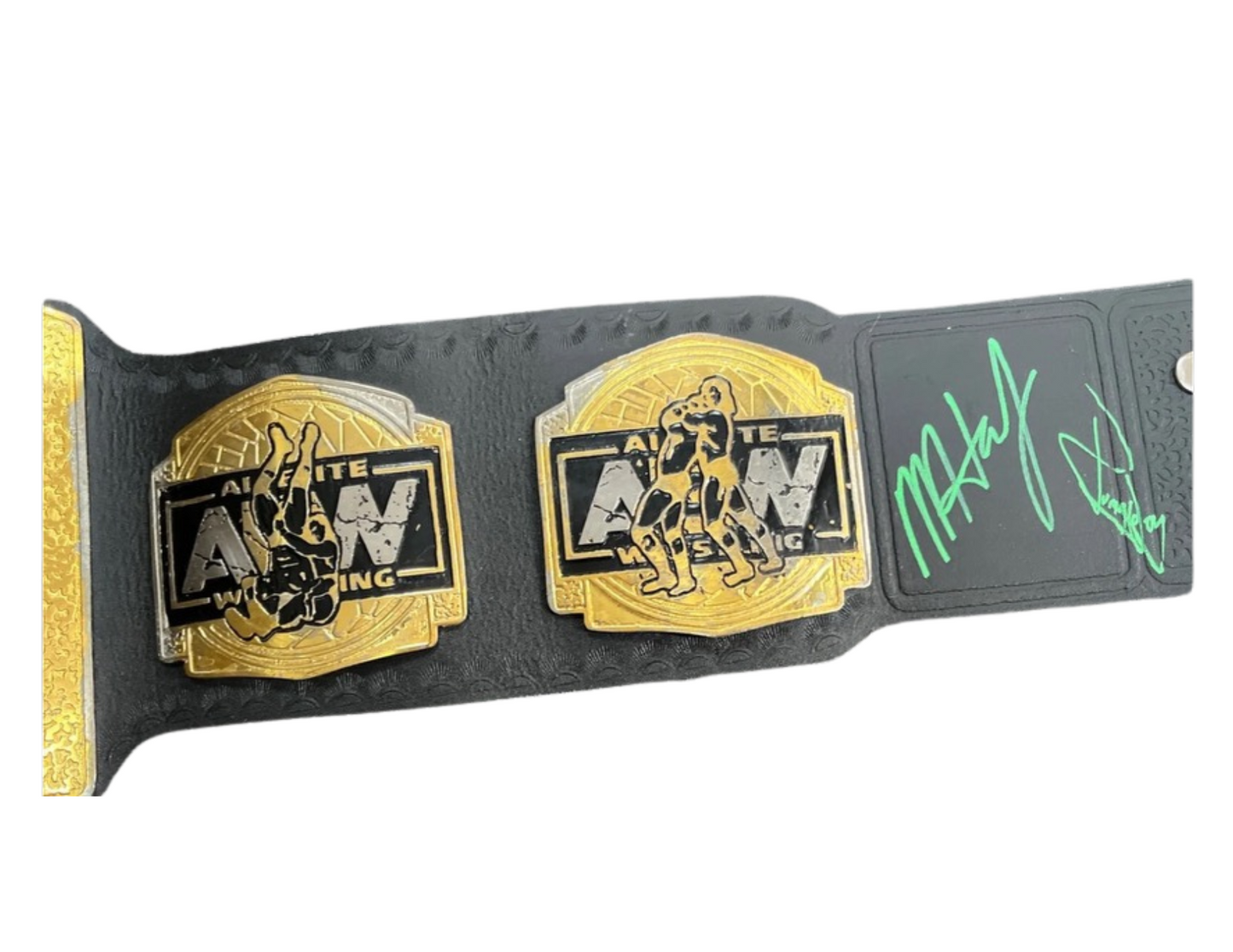 Multi Signed AEW World Tag Team Championship Belt