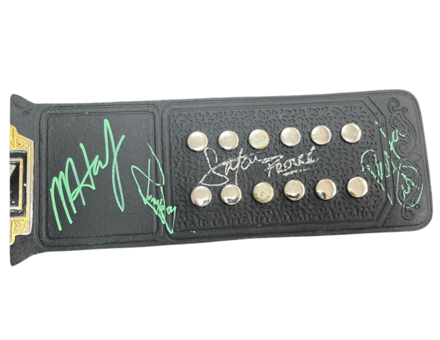 Multi Signed AEW World Tag Team Championship Belt
