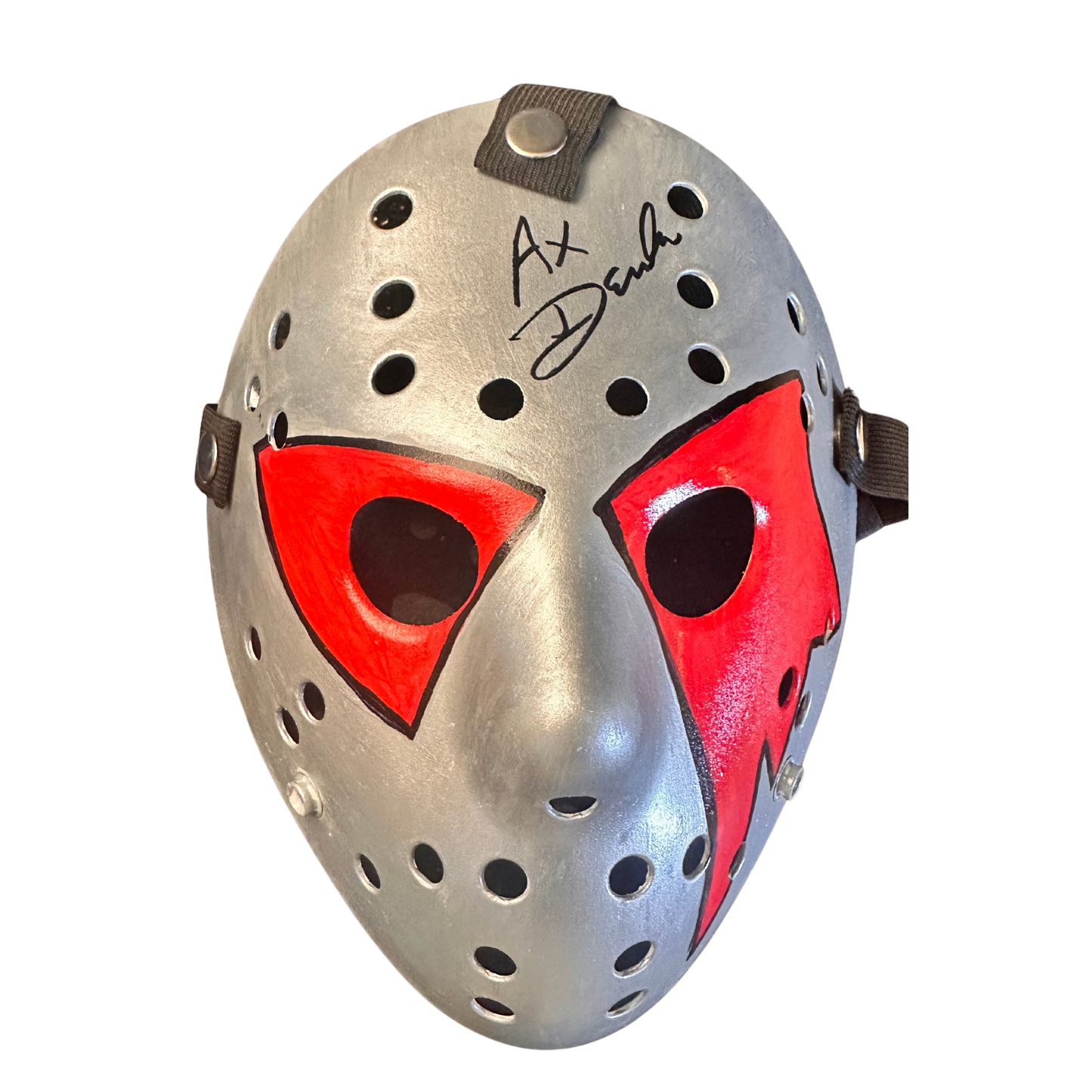 Autographed Custom Mask Ax of Demolition