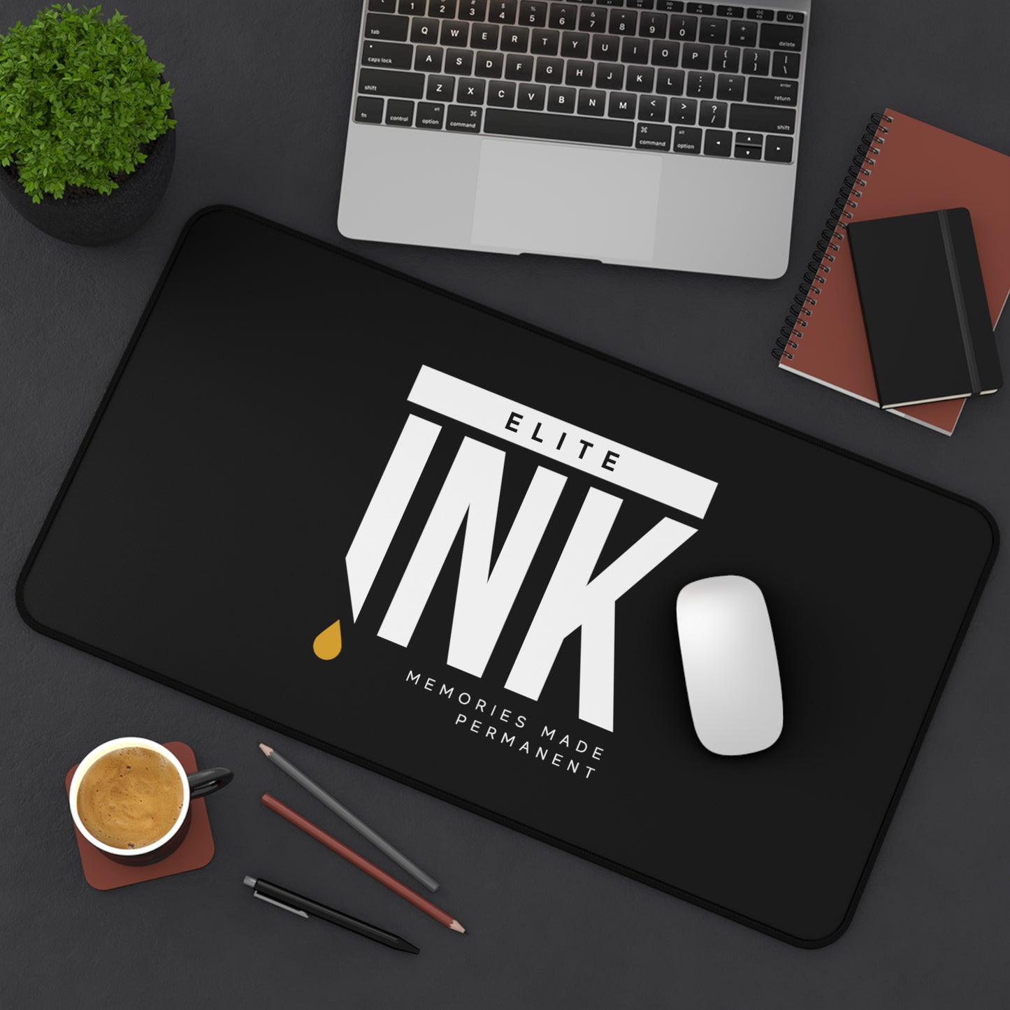 Elite Ink Logo Desk Mat