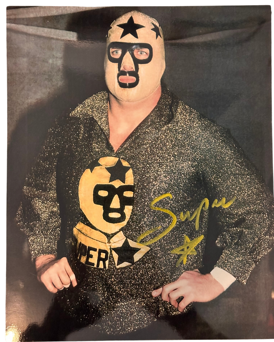 Signed Masked Superstar 8x10