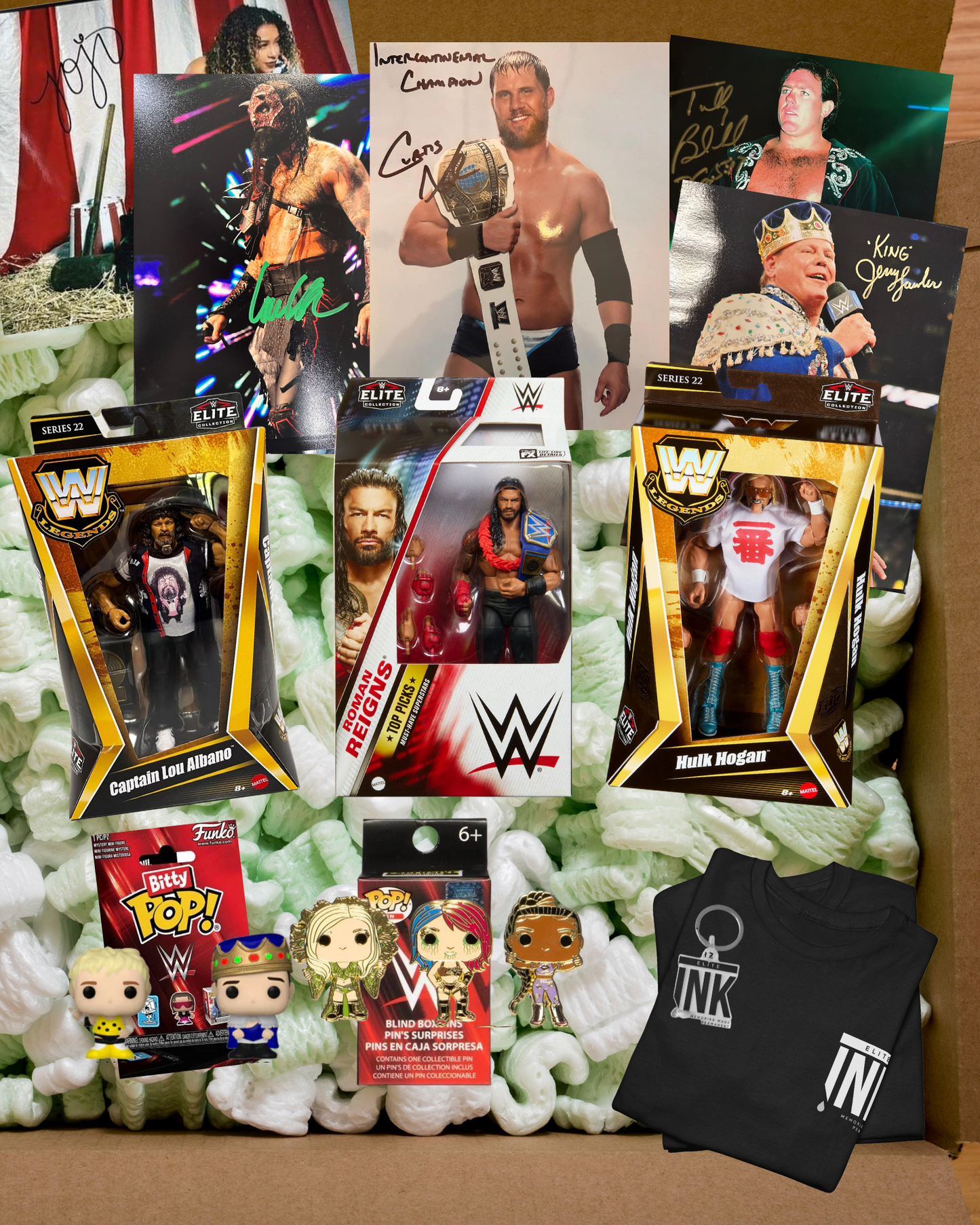 ELITE LEVEL Wrestling Photo & Figure Mystery Box