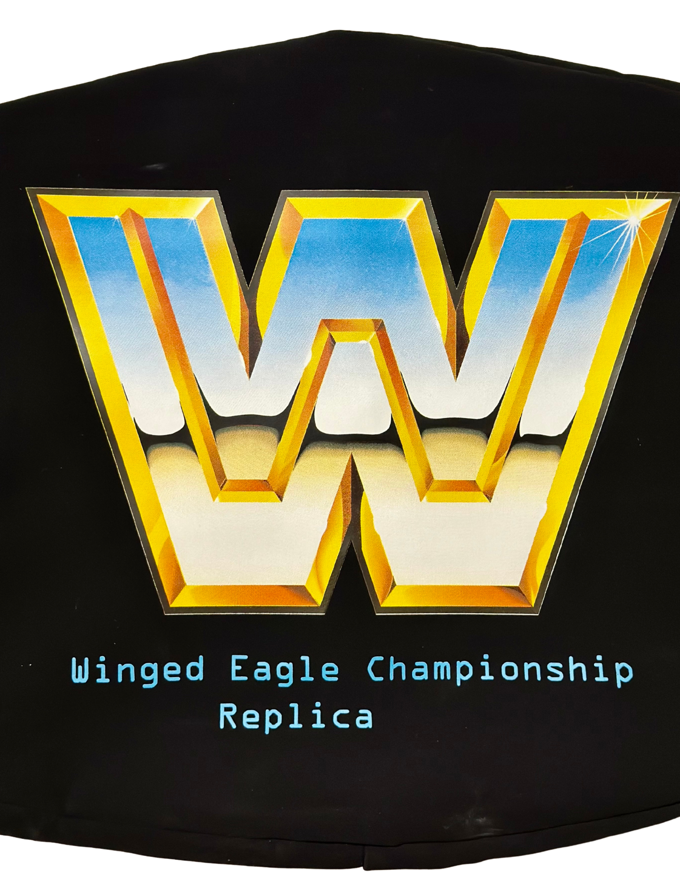 Dual Inscribed Hulk Hogan WWE Autographed Winged Eagle Replica Title Belt
