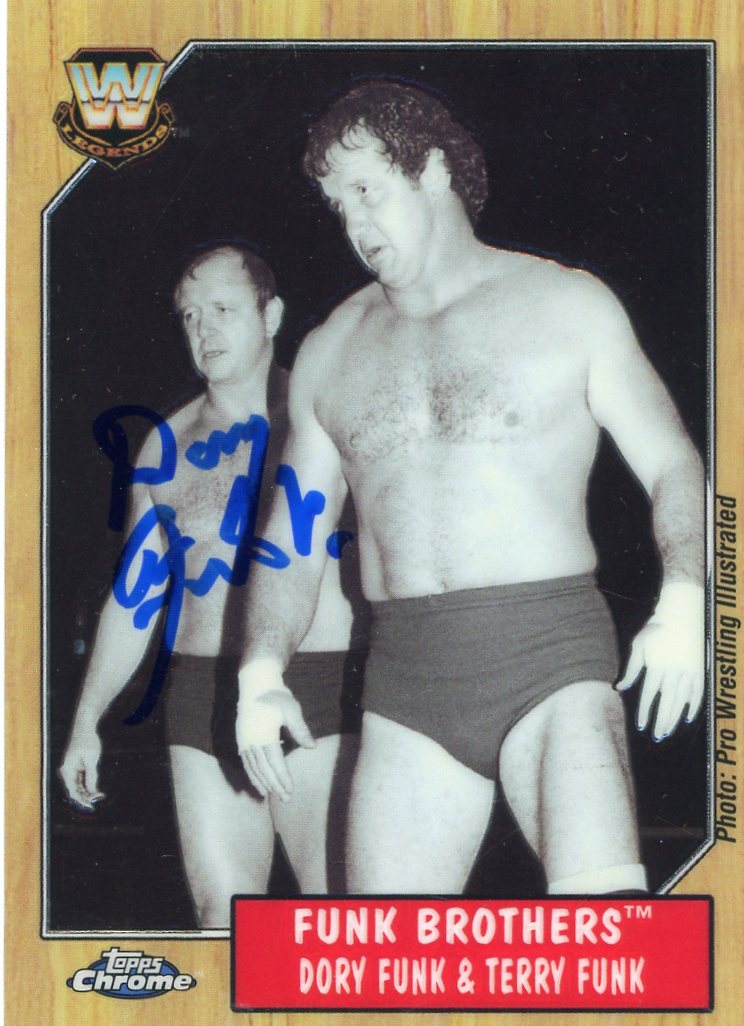 Exclusive Dory Funk Jr. Autographed Cards