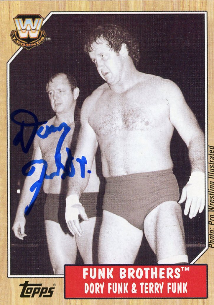 Exclusive Dory Funk Jr. Autographed Cards