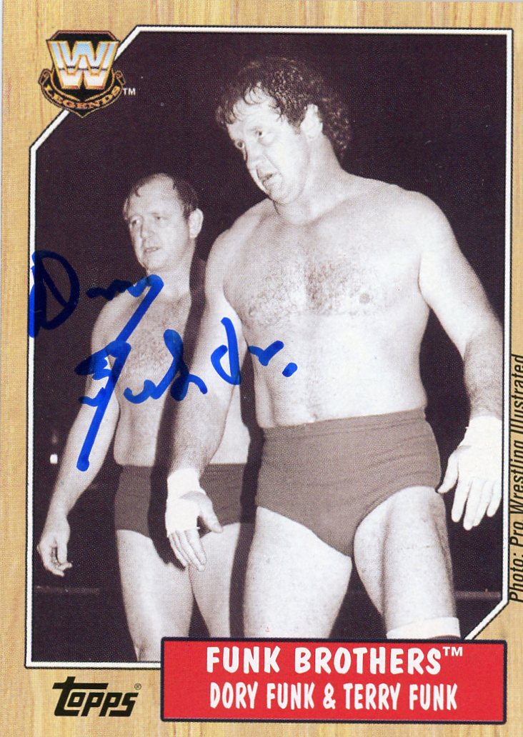 Exclusive Dory Funk Jr. Autographed Cards