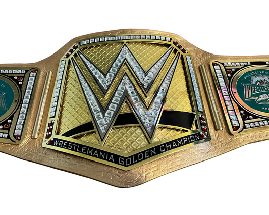 Custom Replica Unofficial WrestleMania Golden Champion Belt