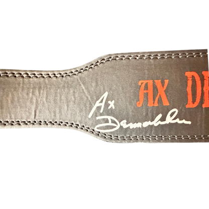 Custom Weight Belt Signed by Ax & Smash of Demolition