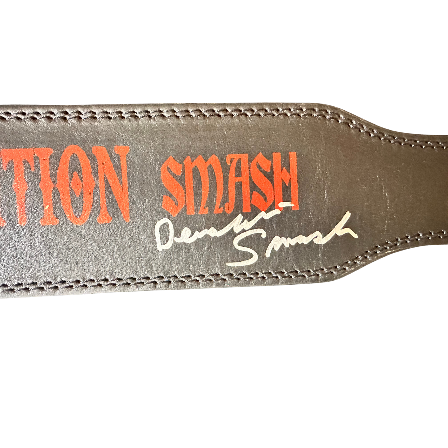 Custom Weight Belt Signed by Ax & Smash of Demolition