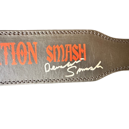 Custom Weight Belt Signed by Ax & Smash of Demolition