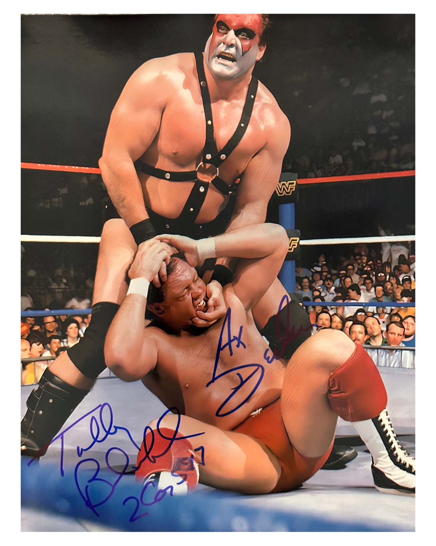 Signed Tully Blancard & Ax of Demolition 8x10