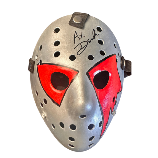 Autographed Custom Mask Ax of Demolition