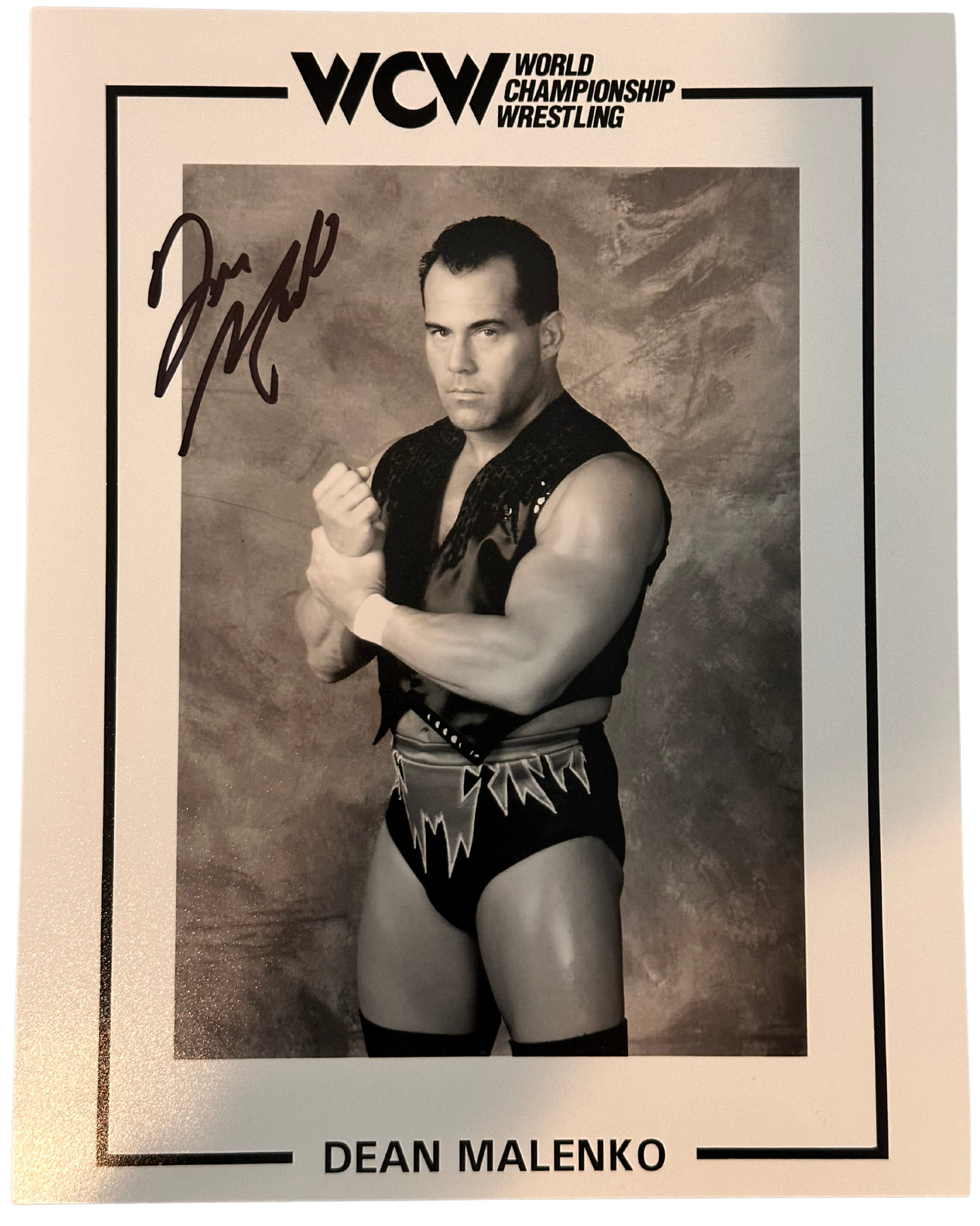 Dean Malenko Signed 8x10 - 6 Options