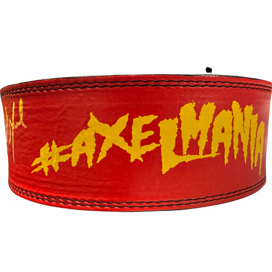 Curtis Axel Signed Custom Axelmania Weight Belt