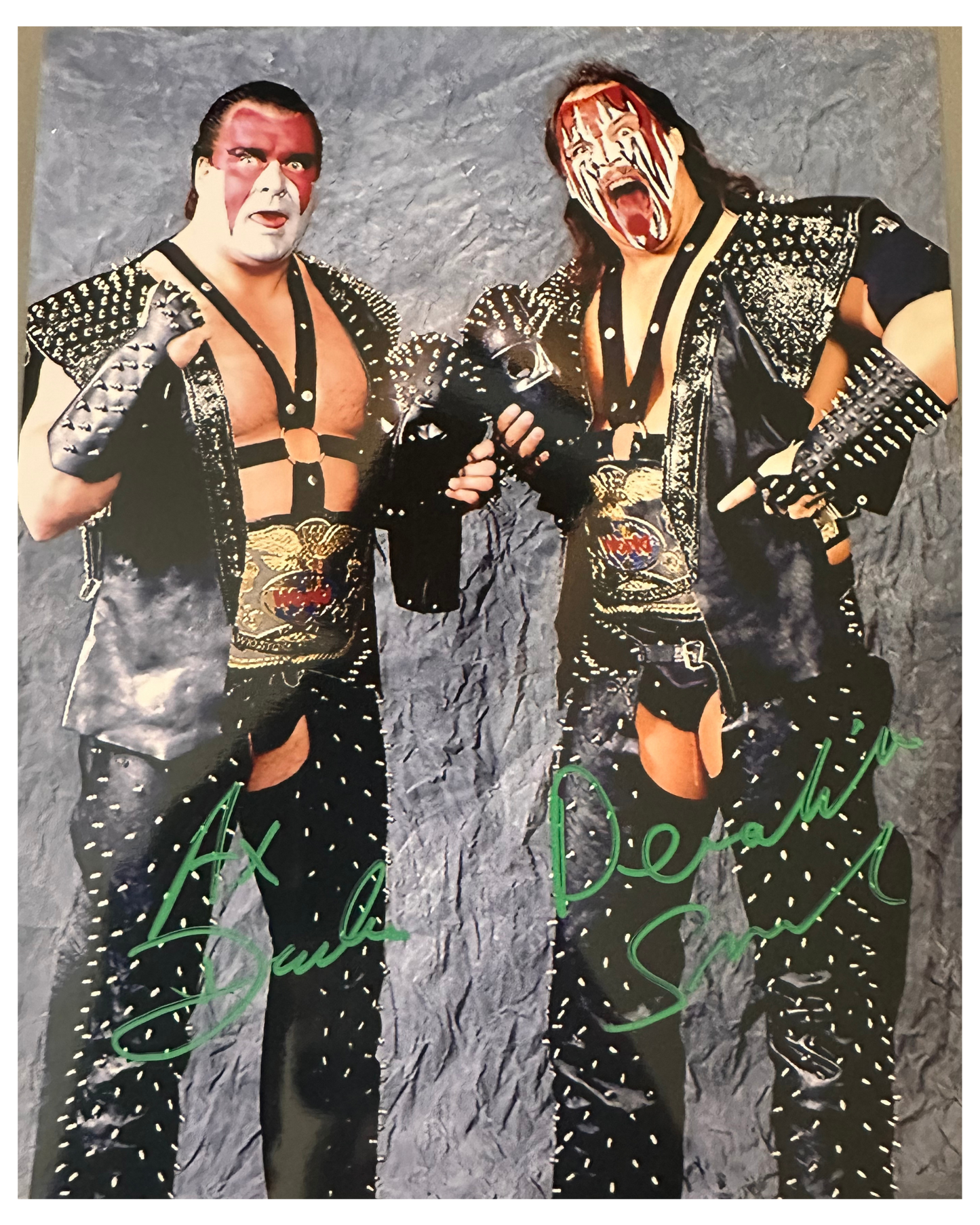 Ax & Smash Demolition Signed 8x10 - 2 Options