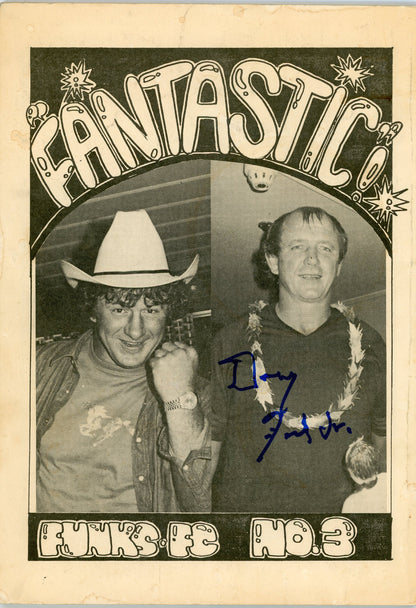 Exclusive Dory Funk Jr. Signed Magazines