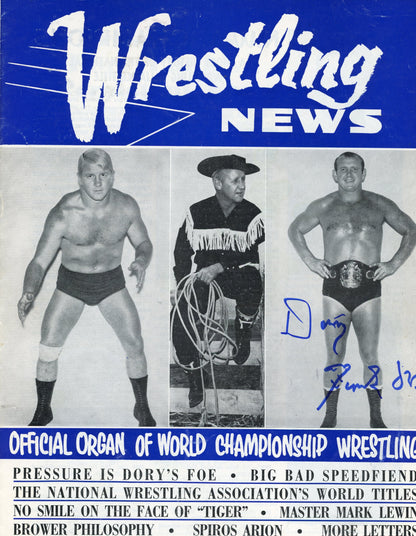 Exclusive Dory Funk Jr. Signed Magazines